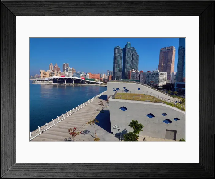 Framed Print : 13132465. Waterfront and pier in Kaohsiung Harbour, Kaohsiung City, Taiwan Date Framed Print : 13132465. Waterfront and pier in Kaohsiung Harbour, Kaohsiung City, Taiwan Date