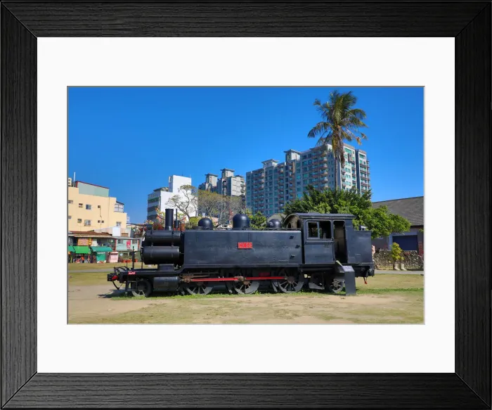 Framed Print : 13132476. Steam Train at Takao Railway Museum by the Pier 2 Art Center Framed Print : 13132476. Steam Train at Takao Railway Museum by the Pier 2 Art Center