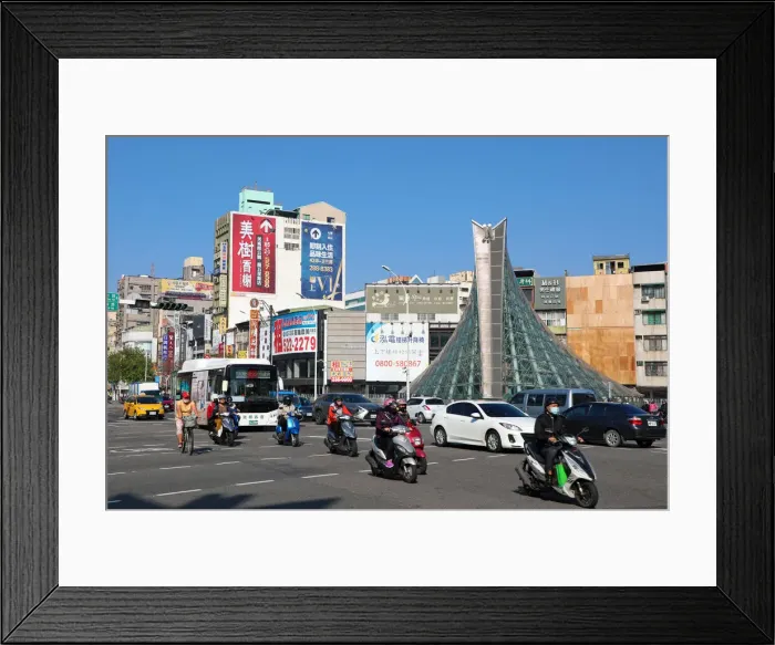 Framed Print : 13132483. Formosa Boulevard metro station and crossroads, Kaohsiung City, Taiwan Date Framed Print : 13132483. Formosa Boulevard metro station and crossroads, Kaohsiung City, Taiwan Date