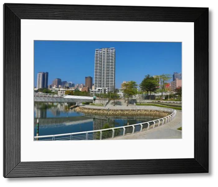 Framed Print : 13132487. The Heart of Love River, Kaohsiung City, Taiwan Date Framed Print : 13132487. The Heart of Love River, Kaohsiung City, Taiwan Date