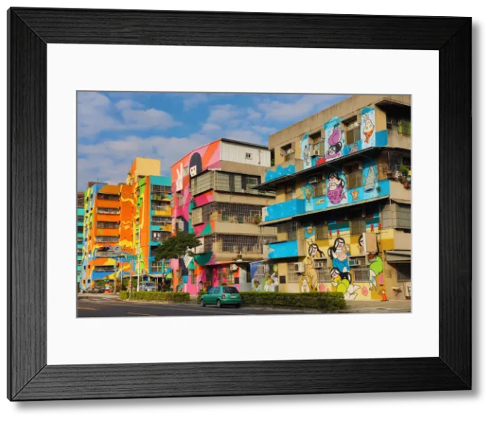 Framed Print : 13132496. Murals on buildings in Weiwu Mimi Village, Kaohsiung City, Taiwan Date Framed Print : 13132496. Murals on buildings in Weiwu Mimi Village, Kaohsiung City, Taiwan Date