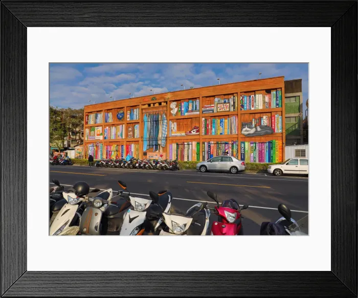 Framed Print : 13132497. Murals on buildings in Weiwu Mimi Village, Kaohsiung City, Taiwan Date Framed Print : 13132497. Murals on buildings in Weiwu Mimi Village, Kaohsiung City, Taiwan Date