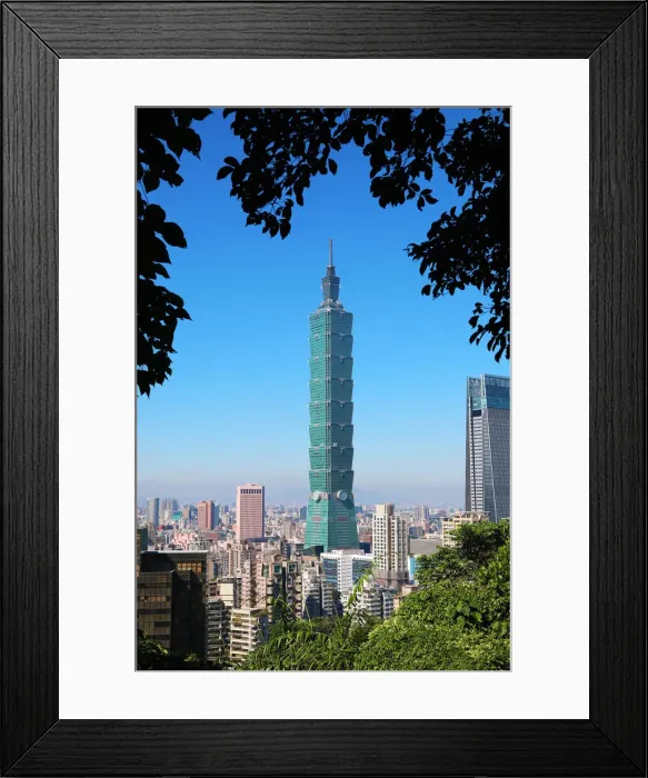 Framed Print : 13132507. Taipei 101 skyscraper in Xinyi District, Taipei, Taiwan Date Framed Print : 13132507. Taipei 101 skyscraper in Xinyi District, Taipei, Taiwan Date