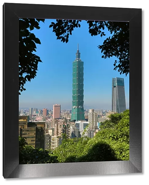 13132508. Taipei 101 skyscraper in Xinyi District, Taipei, Taiwan Date
