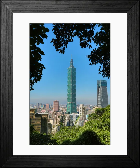 Framed Print : 13132508. Taipei 101 skyscraper in Xinyi District, Taipei, Taiwan Date Framed Print : 13132508. Taipei 101 skyscraper in Xinyi District, Taipei, Taiwan Date