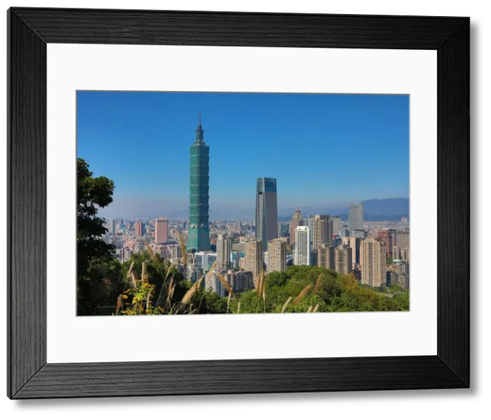 Framed Print : 13132510. Taipei 101 skyscraper in Xinyi District, Taipei, Taiwan Date Framed Print : 13132510. Taipei 101 skyscraper in Xinyi District, Taipei, Taiwan Date