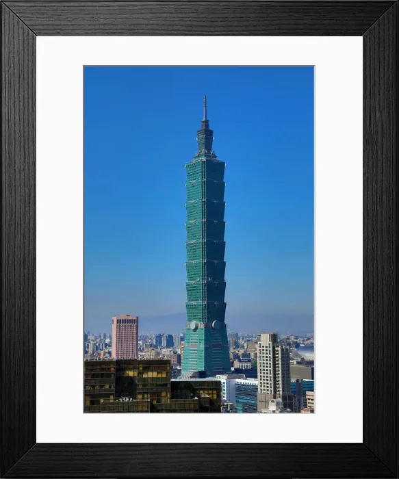 Framed Print : 13132511. Taipei 101 skyscraper in Xinyi District, Taipei, Taiwan Date Framed Print : 13132511. Taipei 101 skyscraper in Xinyi District, Taipei, Taiwan Date