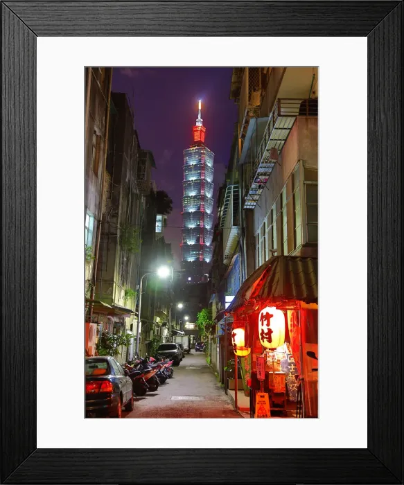 Framed Print : 13132515. Taipei 101 skyscraper in Xinyi District, Taipei, Taiwan Date Framed Print : 13132515. Taipei 101 skyscraper in Xinyi District, Taipei, Taiwan Date