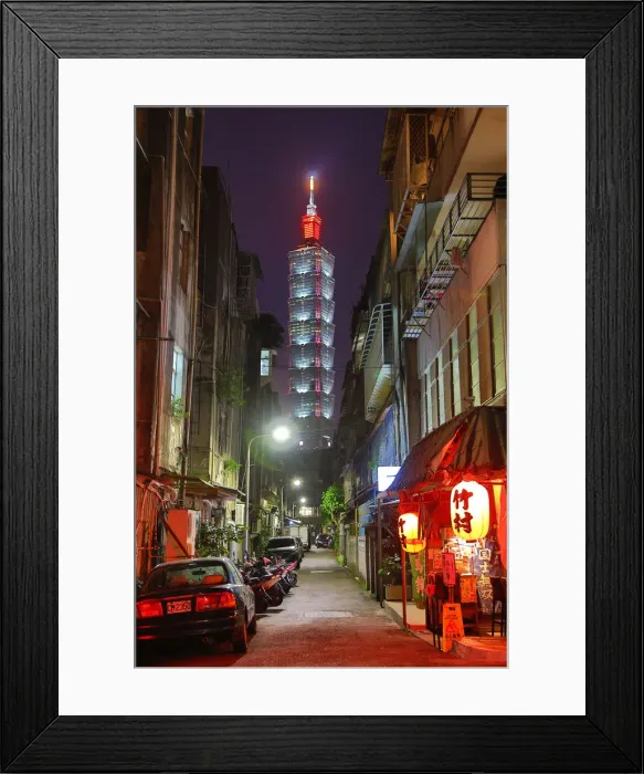 Framed Print : 13132516. Taipei 101 skyscraper in Xinyi District, Taipei, Taiwan Date Framed Print : 13132516. Taipei 101 skyscraper in Xinyi District, Taipei, Taiwan Date
