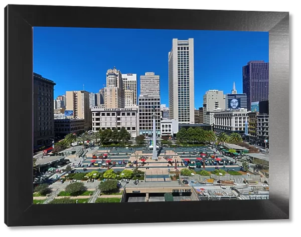 13132535. Union Square in Downtown San Franciso, California, USA Date
