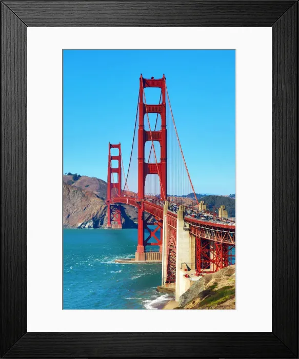 Framed Print : 13132541. Golden Gate Bridge, San Franciso, California, USA Date Framed Print : 13132541. Golden Gate Bridge, San Franciso, California, USA Date