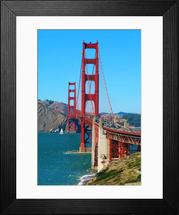 Framed Print : 13132542. Golden Gate Bridge, San Franciso, California, USA Date Framed Print : 13132542. Golden Gate Bridge, San Franciso, California, USA Date