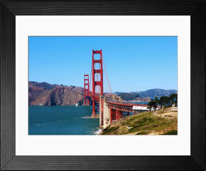 Framed Print : 13132543. Golden Gate Bridge, San Franciso, California, USA Date Framed Print : 13132543. Golden Gate Bridge, San Franciso, California, USA Date
