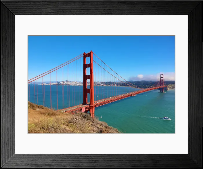 Framed Print : 13132546. Golden Gate Bridge, San Franciso, California, USA Date Framed Print : 13132546. Golden Gate Bridge, San Franciso, California, USA Date