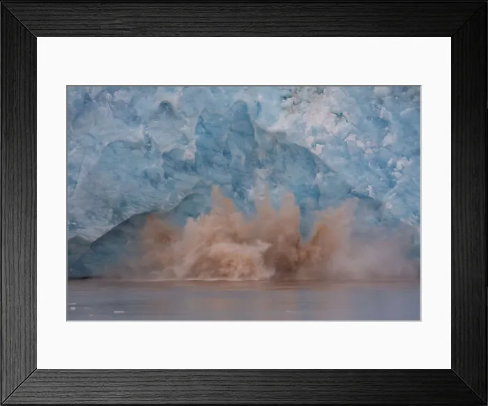 Framed Print : 13132660. Kongsbreen calving into Kongsfjord - Svalbard - Norway Date Framed Print : 13132660. Kongsbreen calving into Kongsfjord - Svalbard - Norway Date