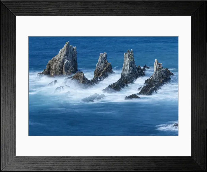 Framed Print : Gueirua  /  Gairua beach ~ Asturias, Spain