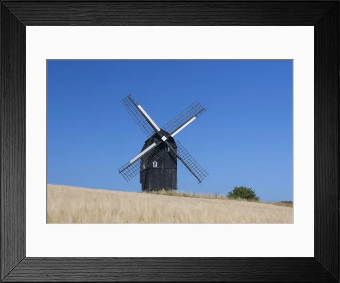 Framed Print : Skabersjoe windmill 02, S-E Arndt Framed Print : Skabersjoe windmill 02, S-E Arndt