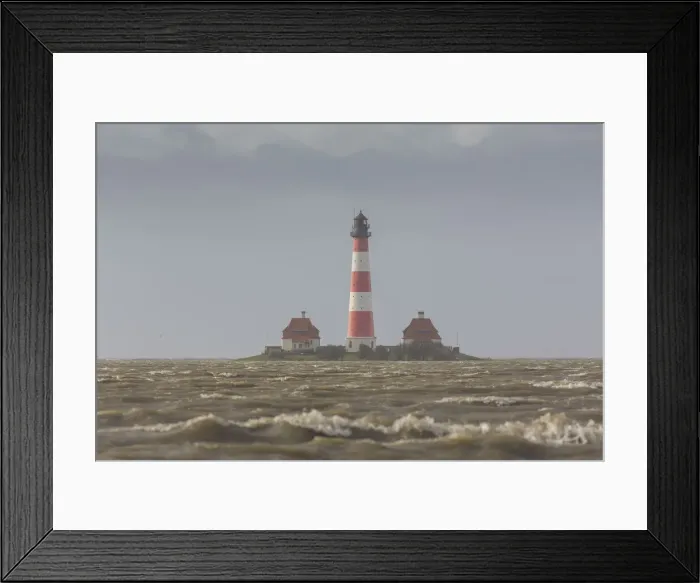 Framed Print : Ligthouse Westerhever 293 Framed Print : Ligthouse Westerhever 293