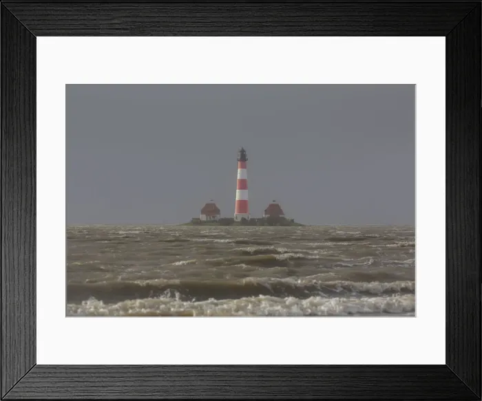 Framed Print : Ligthouse Westerhever 296 Framed Print : Ligthouse Westerhever 296