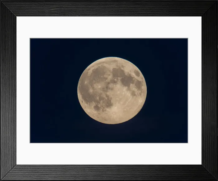 Framed Print : Full Moon, Lower Saxony, Germany Framed Print : Full Moon, Lower Saxony, Germany