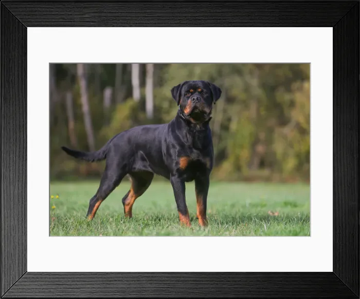 Framed Print : Rottweiler Framed Print : Rottweiler