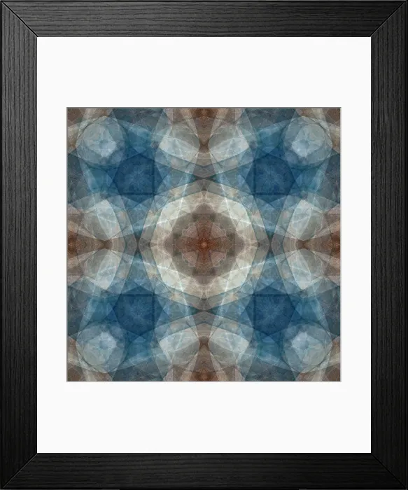 Framed Print : Blue and brown abstract. Date: 06-11-2007 Framed Print : Blue and brown abstract. Date: 06-11-2007