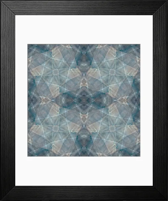 Framed Print : Blue and brown abstract. Date: 06-11-2007 Framed Print : Blue and brown abstract. Date: 06-11-2007