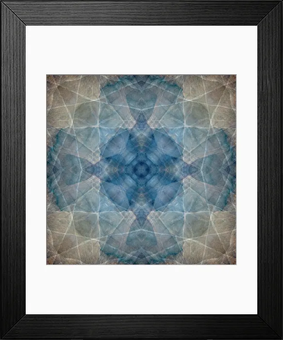 Framed Print : Blue and brown abstract. Date: 06-11-2007 Framed Print : Blue and brown abstract. Date: 06-11-2007