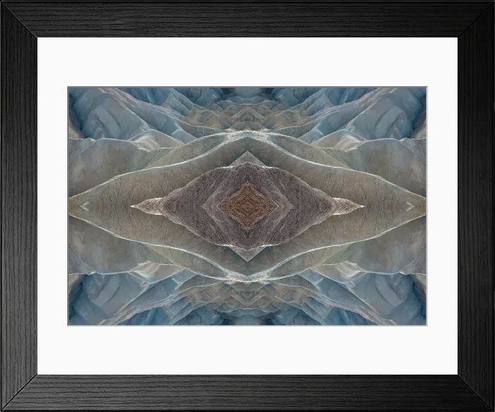 Framed Print : Blue and brown abstract. Date: 06-11-2007 Framed Print : Blue and brown abstract. Date: 06-11-2007