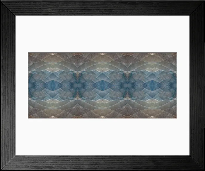 Framed Print : Blue and brown abstract panoramic. Date: 06-11-2007 Framed Print : Blue and brown abstract panoramic. Date: 06-11-2007