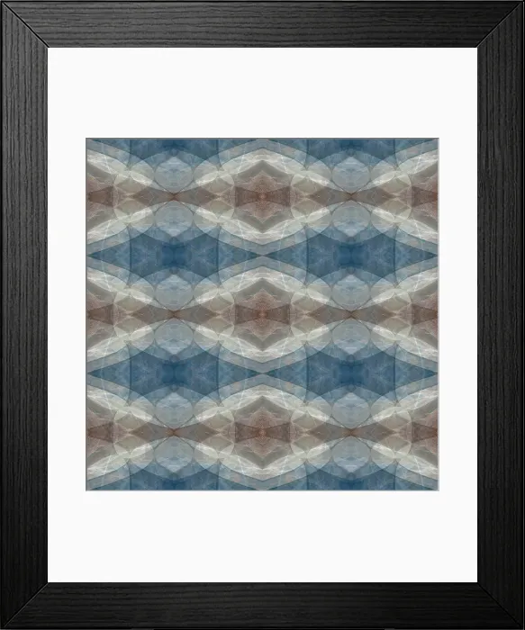 Framed Print : Blue and brown abstract. Date: 06-11-2007 Framed Print : Blue and brown abstract. Date: 06-11-2007