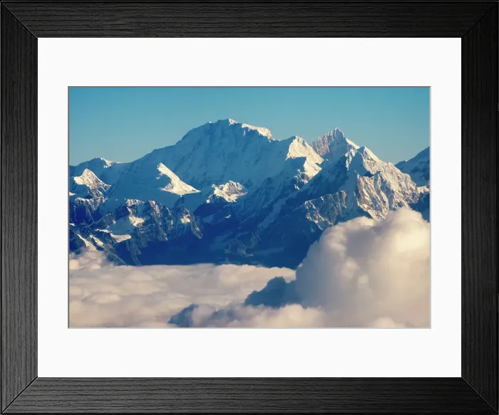 Framed Print : Mount Everest (8848m) in the Himalayas above the clouds, Nepal Date: 14-09-2018 Framed Print : Mount Everest (8848m) in the Himalayas above the clouds, Nepal Date: 14-09-2018