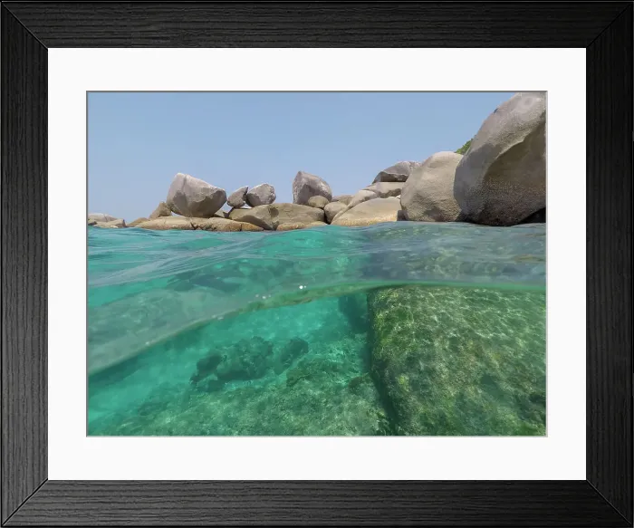 Framed Print : Ko Miang, Similan Islands, Thailand. Date: 18-03-2019