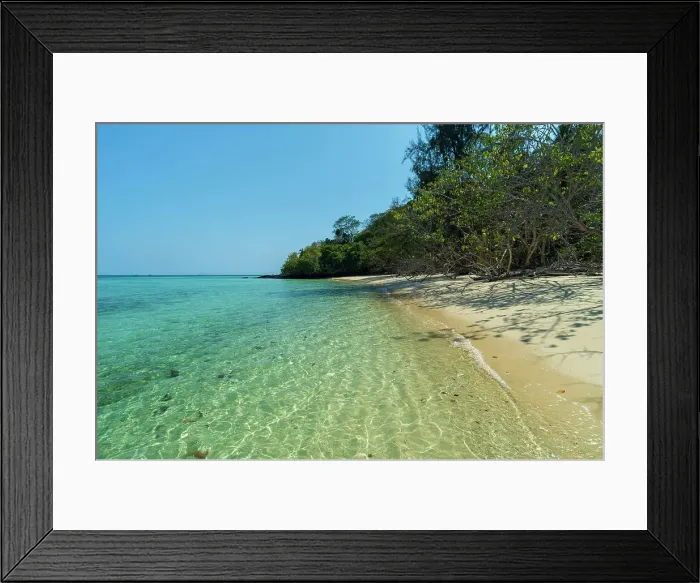 Framed Print : Ko Kradan, Talay Trang archipelago, Thailand. Date: 21-03-2019 Framed Print : Ko Kradan, Talay Trang archipelago, Thailand. Date: 21-03-2019
