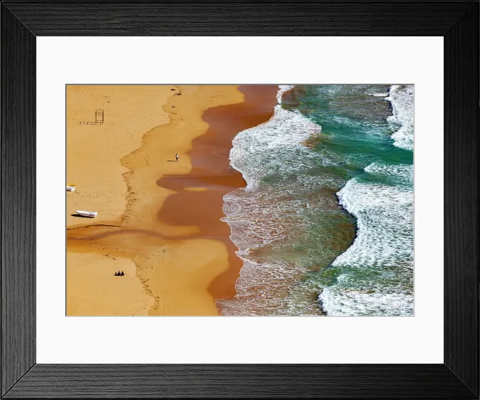 Framed Print : Beach aerial in Alanya, Turkey. Date: 20-02-2016 Framed Print : Beach aerial in Alanya, Turkey. Date: 20-02-2016