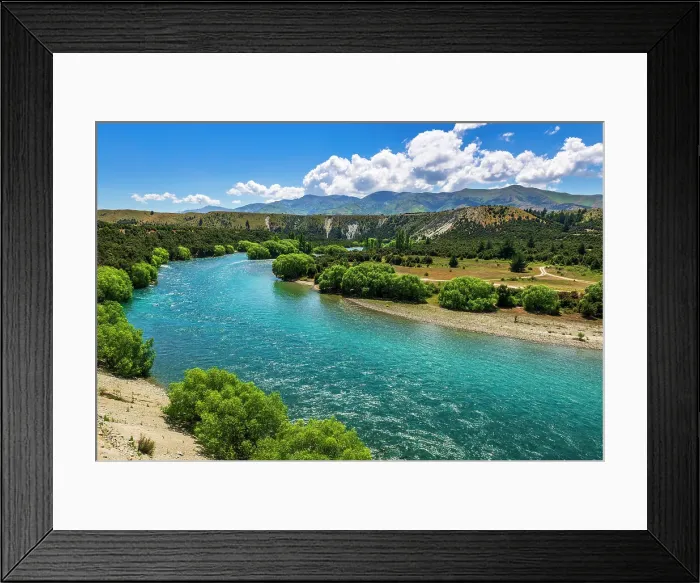 Framed Print : River view from the Upper Clutha River Track, Central Otago, South Island, New Zealand Date: 22-06-2021 Framed Print : River view from the Upper Clutha River Track, Central Otago, South Island, New Zealand Date: 22-06-2021