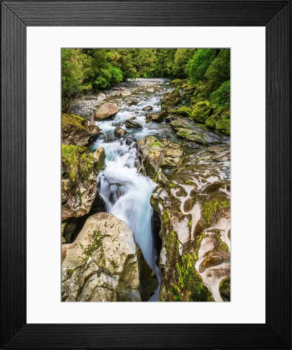 Framed Print : The Chasm, Fiordland National Park, South Island, New Zealand Date: 01-07-2021 Framed Print : The Chasm, Fiordland National Park, South Island, New Zealand Date: 01-07-2021