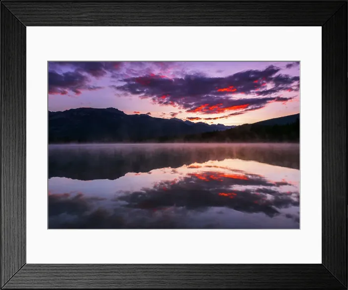 Framed Print : Sunrise at Edith Lake, Jasper National Park, Alberta, Canada. Date: 25-05-2021 Framed Print : Sunrise at Edith Lake, Jasper National Park, Alberta, Canada. Date: 25-05-2021