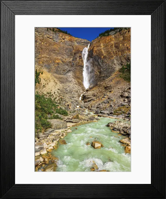 Framed Print : Takakkaw Falls, Yoho National Park, British Columbia, Canada Date: 25-05-2021