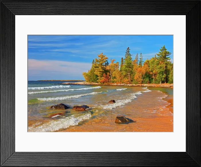 Framed Print : Canada, Ontario, Lake Superior Provincial Park. Lake Superior shoreline at Katherine Cove. Date: 09-10-2019 Framed Print : Canada, Ontario, Lake Superior Provincial Park. Lake Superior shoreline at Katherine Cove. Date: 09-10-2019