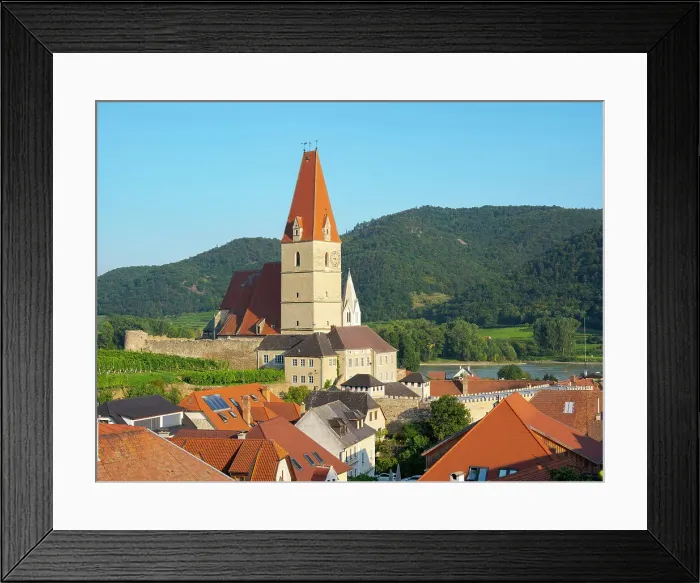 Framed Print : Fortified church Maria Himmelfahrt (Assumption of Mary). Weissenkirchen located in wine-growing area, UNESCO World Heritage Site. Lower Austria Date: 12-09-2020 Framed Print : Fortified church Maria Himmelfahrt (Assumption of Mary). Weissenkirchen located in wine-growing area, UNESCO World Heritage Site. Lower Austria Date: 12-09-2020