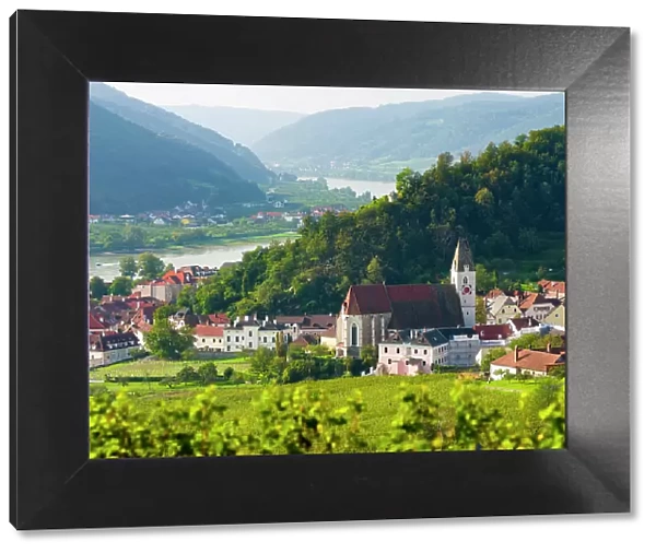 Historic village Spitz located in wine-growing area, UNESCO World Heritage Site. Lower Austria Date: 12-09-2020