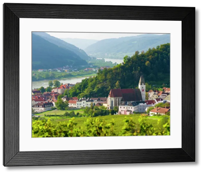 Framed Print : Historic village Spitz located in wine-growing area, UNESCO World Heritage Site. Lower Austria Date: 12-09-2020 Framed Print : Historic village Spitz located in wine-growing area, UNESCO World Heritage Site. Lower Austria Date: 12-09-2020