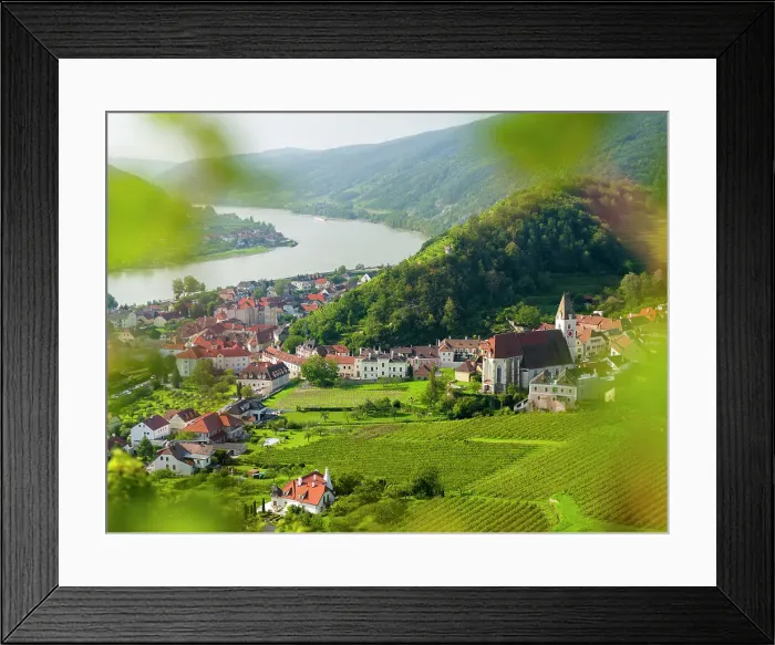 Framed Print : Historic village Spitz located in wine-growing area, UNESCO World Heritage Site. Lower Austria Date: 12-09-2020 Framed Print : Historic village Spitz located in wine-growing area, UNESCO World Heritage Site. Lower Austria Date: 12-09-2020