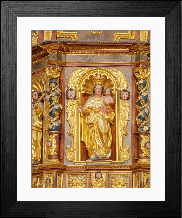 Framed Print : The collegiate church, the interior. Gottweig Abbey, a UNESCO World Heritage Site, Wachau, Lower Austria. (Editorial Use Only) Date: 11-09-2020 Framed Print : The collegiate church, the interior. Gottweig Abbey, a UNESCO World Heritage Site, Wachau, Lower Austria. (Editorial Use Only) Date: 11-09-2020