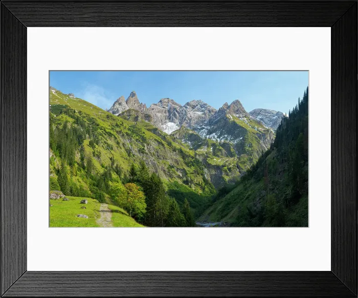Framed Print : Mount Trettachspitze and mount Madelegabel in the Allgau Alps. Germany, Bavaria Date: 01-10-2020 Framed Print : Mount Trettachspitze and mount Madelegabel in the Allgau Alps. Germany, Bavaria Date: 01-10-2020