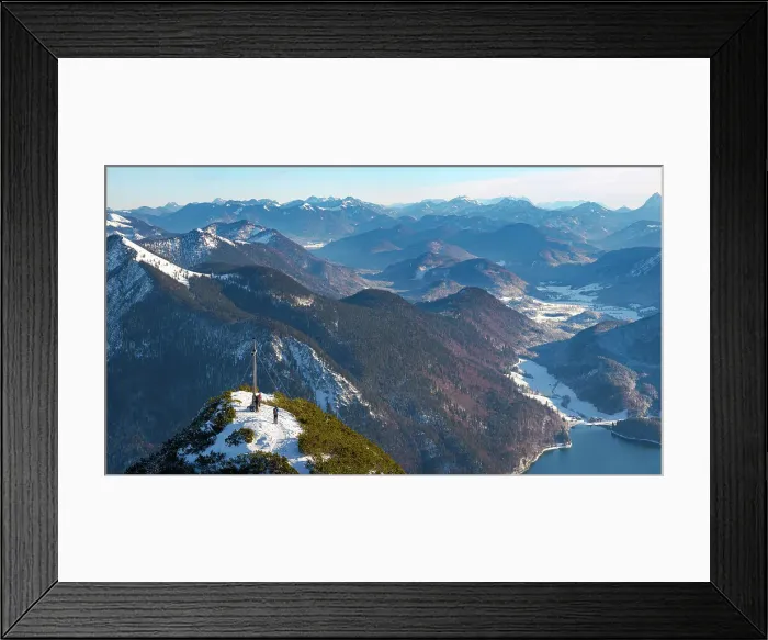 Framed Print : View towards Jachenau and Karwendel mountain range. View from Mt. Herzogstand near lake Walchensee. Germany, Bavaria Date: 29-12-2020 Framed Print : View towards Jachenau and Karwendel mountain range. View from Mt. Herzogstand near lake Walchensee. Germany, Bavaria Date: 29-12-2020