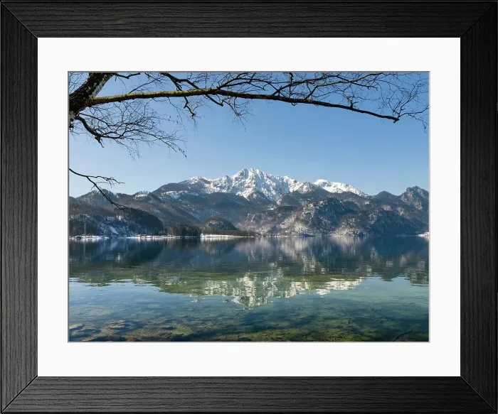 Framed Print : Lake Kochelsee at village Kochel am See during winter in the Bavarian Alps. Mt. Herzogstand in the background. Germany, Bavaria Date: 24-03-2021 Framed Print : Lake Kochelsee at village Kochel am See during winter in the Bavarian Alps. Mt. Herzogstand in the background. Germany, Bavaria Date: 24-03-2021