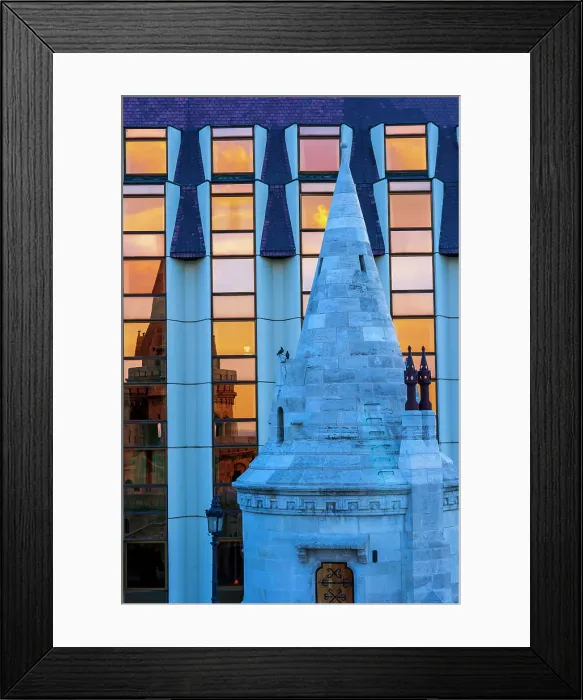 Framed Print : Fisherman's Bastion next to Matyas Church, Castle Hill, Buda side of Central Budapest, Capital of Hungary, Europe Date: 29-06-2007 Framed Print : Fisherman's Bastion next to Matyas Church, Castle Hill, Buda side of Central Budapest, Capital of Hungary, Europe Date: 29-06-2007
