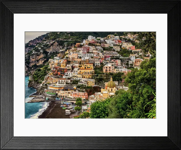 Framed Print : Positano, Italy Date: 31-10-2021